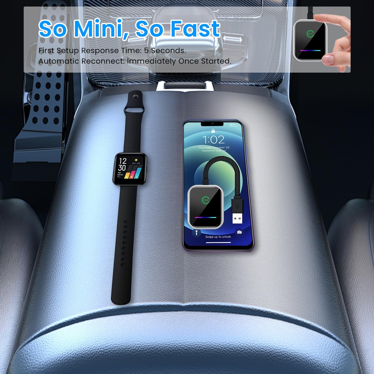 zitronix Carplay and Android Auto Wireless USB Adapter 2 in 1,Wireless Convert for Wired Carplay and Android Auto BT 5.3 & 2.4GHz/5GHz Dual Mold Wifi Connection Plug and Go Universal Wireless Convert zitronix Carplay and Android Auto Wireless USB Adapter 2 in 1,Wireless Convert for Wired Carplay and Android Auto BT 5.3 & 2.4GHz/5GHz Dual Mold Wifi Connection Plug and Go Universal Wireless Convert